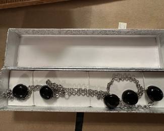 Costume Black Beaded Necklace $6.00