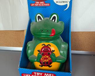 Singing Frog Cookie Jar $15.00