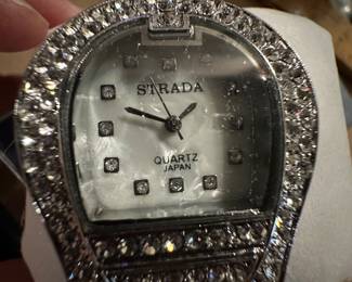 Strada Rhinestone Studded Watch $12.00