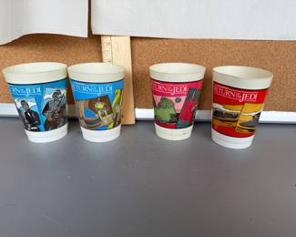 1983 Return of the Jedi Cups $12.00