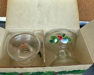 Avon Holiday Candlesticks $5.00