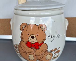 I'm Stuffed Cookie Jar $8.00