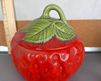 Strawberry Cookie Jar $12.00