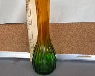 Orange to Green Vase $6.00