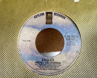 Eagles Hotel California 45 Record $3.00