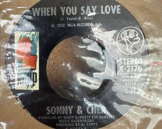 Sonny & Cher 45 Record $3.00