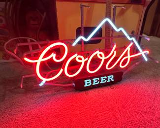 Coors Beer Neon $75.00