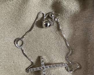 Sterling Silver Crose Bracelet $14.00