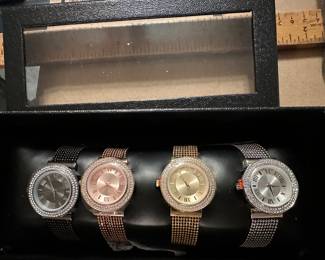 Geneva Ladies Japan Movement 4 Watches JTV $32.00