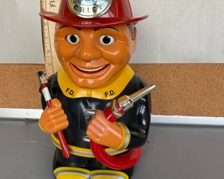 Talking Fireman Cooking Jar $8.00