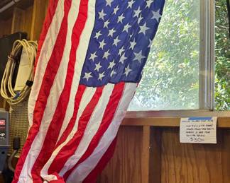 Navy issue American flag