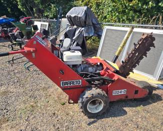 Barreto walk-behind trencher