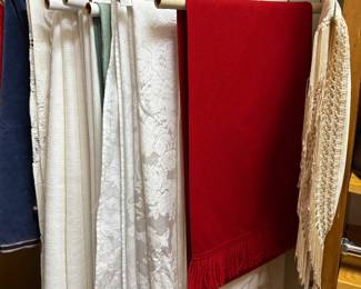 Waterford tablecloths, lace and cloth table linens