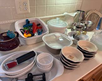 Pyrex and English ceramics