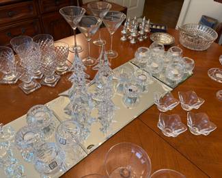 Sorbet dishes, crystal votives, Christmas trees, sterling silver and more