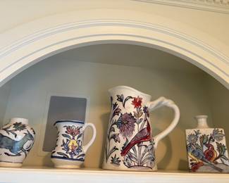 Pottery Barn pitchers and vases