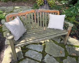 Teak bench