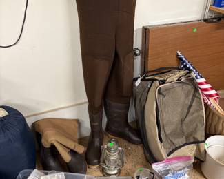 Cabela waders, lures, and more!