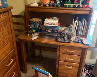 Kids toys, books, twin bedroom suite