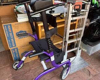 Walker, hand truck