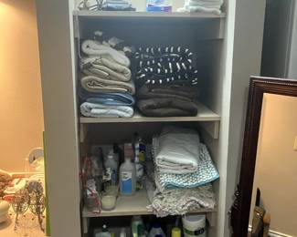 More Bath Towels and cleaning Supplies