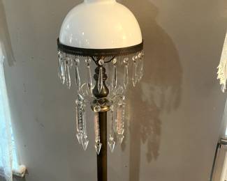 Nice Milk glass Floor Lamp