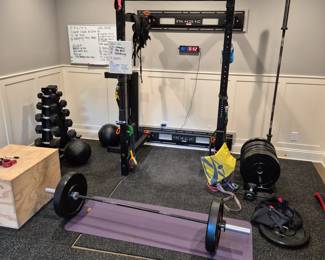 Rouge Power Rack & Weights