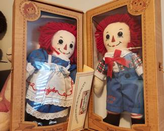 Raggedy Ann and Andy Doll Set