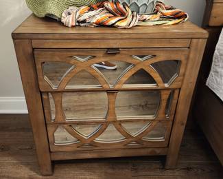 Mirror Front Bedside Table (pair available)