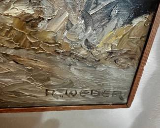 R Weber Painter / Europe painting