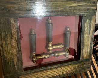 Antique Hardware Framed