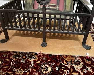 Rare Antique Fireplace Grate / Iron 