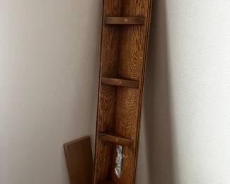 Tall narrow shelf
