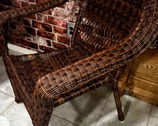 (2) Wicker Chairs