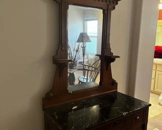 Victorian Marble Top Dresser 
Very Nice Condition 