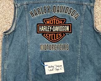 Harley Denim Vest (Size L), 