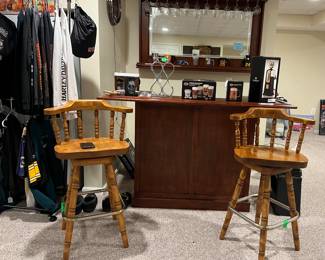 Bar Stools, Bar, Mirror, Shirts