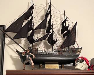 Black Pearl Ship Model