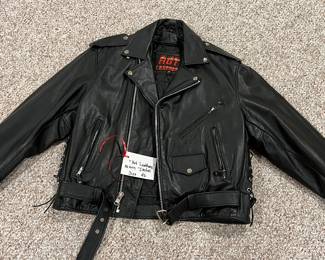 Man’s “Hot Leather’s Leather Jacket (Size 46),