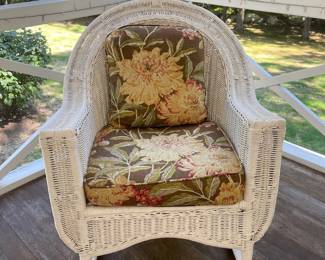 Wicker rocker