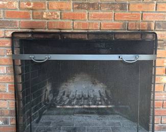 Fireplace screen
