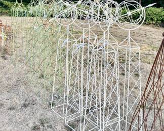 Armillary Topiaries 5 and 6.5 footers 