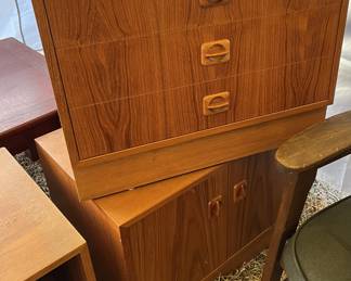 Pair Mid Century side or end tables 
