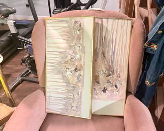 Pair of wall art, 35