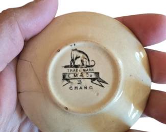 Antique E.M. & Co. Chang China Saucer