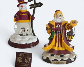 Redskins Christmas Figures