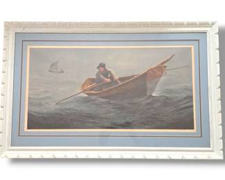 " The Doryman" by Wellington Ward Jr with COA