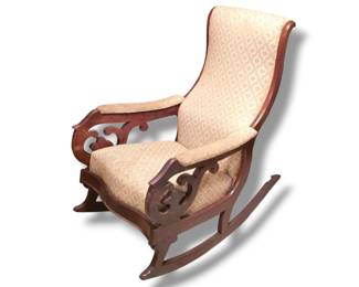 Antique Mahogany Rocking Chair