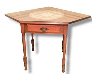 Vintage Maple Wood Corner Table