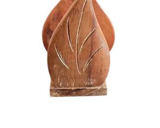 Waikiki Woods Wooden Leaf Letter Holder